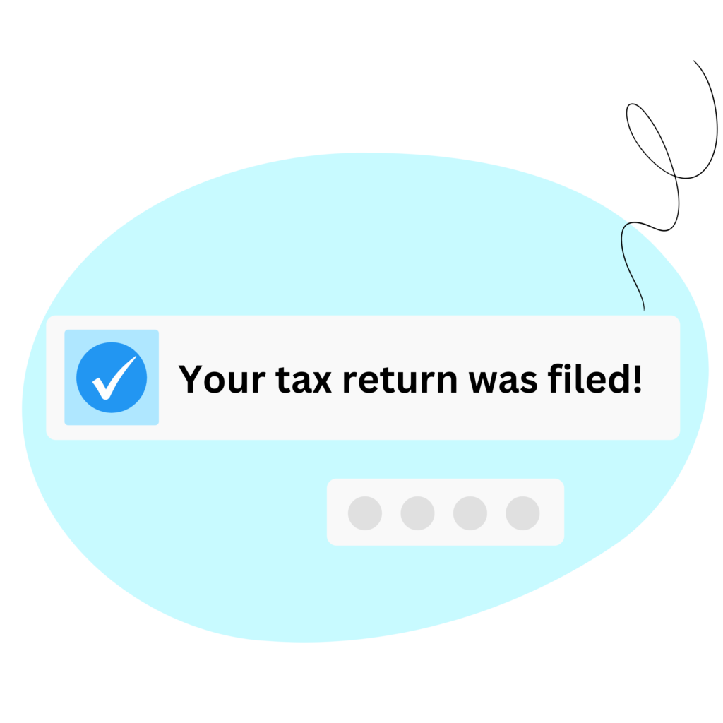 Your tax return was filed by XAccounts
