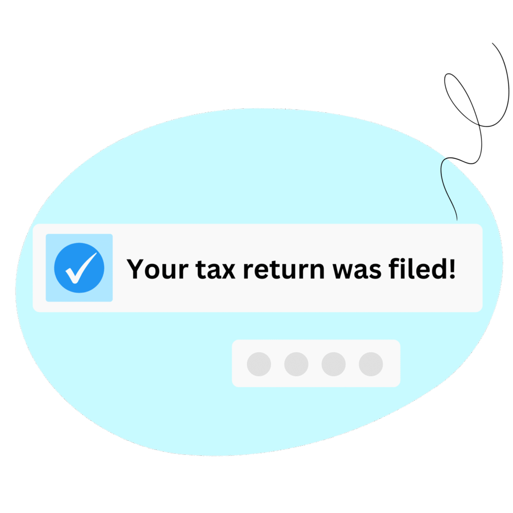 Your tax return was filed by XAccounts